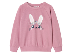 Name It mauve orchid bunny sweatshirt